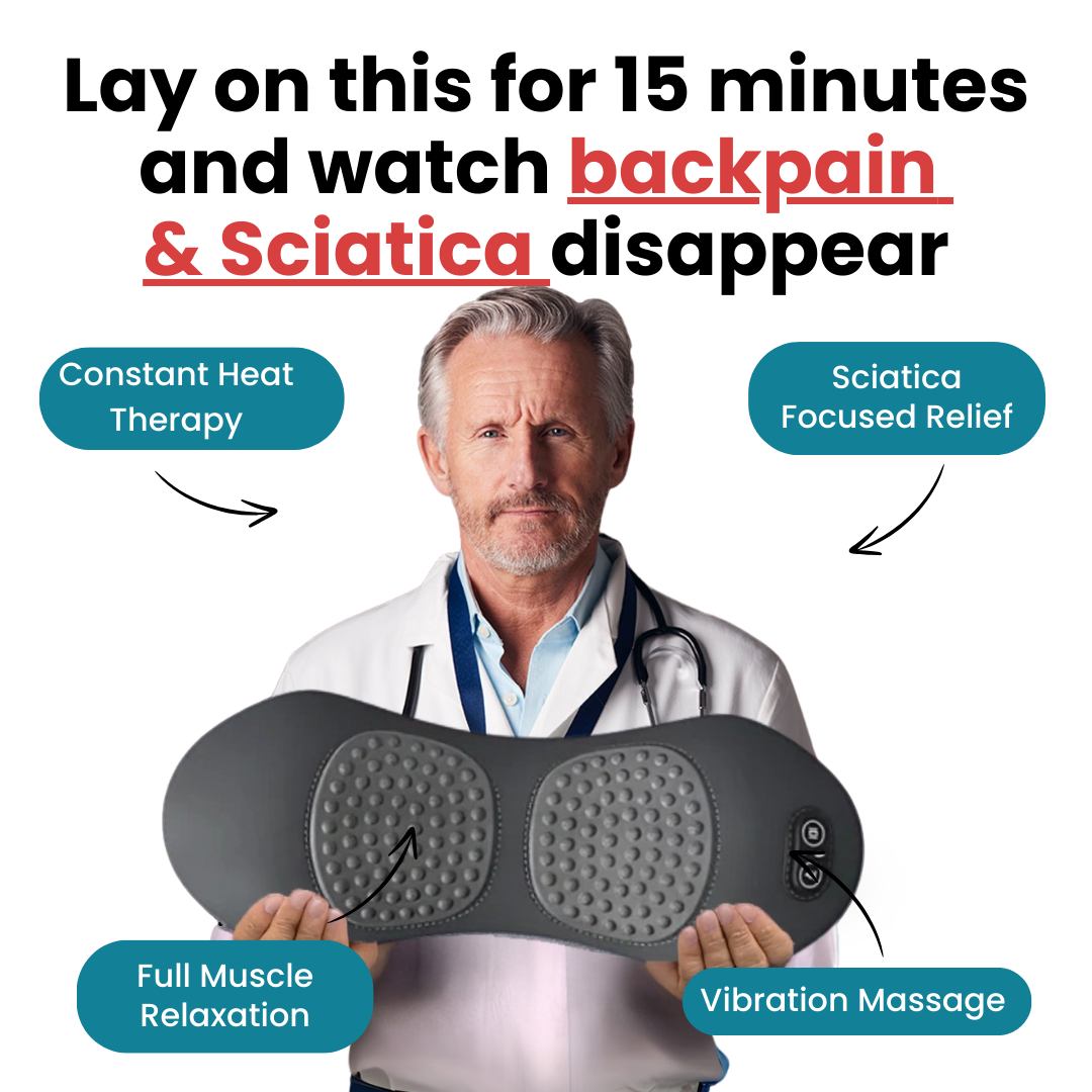 LoveLight360 - 3 in 1 Back And Lumbar Back Pain Massager