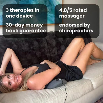 LoveLight360 - 3 in 1 Back And Lumbar Back Pain Massager