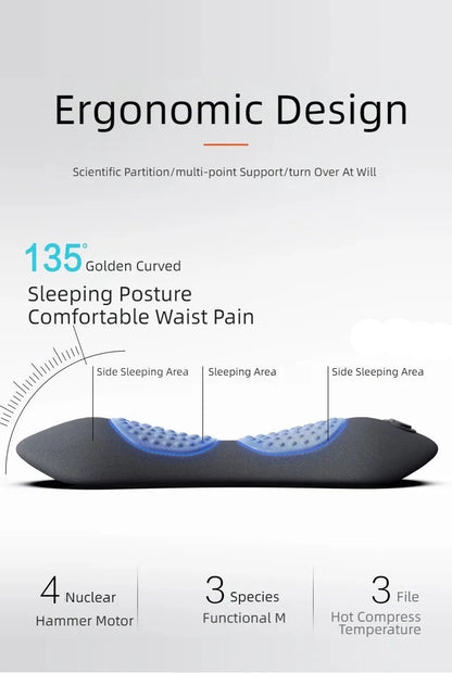LoveLight360 - 3 in 1 Back And Lumbar Back Pain Massager